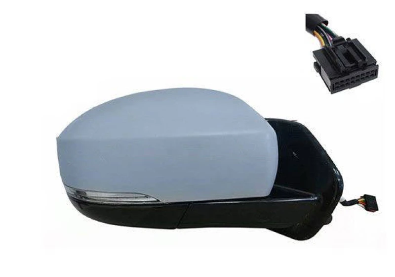 Image of ALKAR 9040052 Wing mirror Right, Electric, Convex, primed Outside Mirror (50)