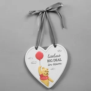 image of Disney Christopher Robin Heart Littlest Big Deal Plaque