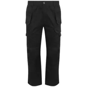 Image of PRO RTX Mens Pro Tradesman Trousers (XXL R) (Black)