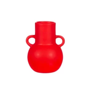 image of Sass & Belle Small Amphora Vase Lipstick Red