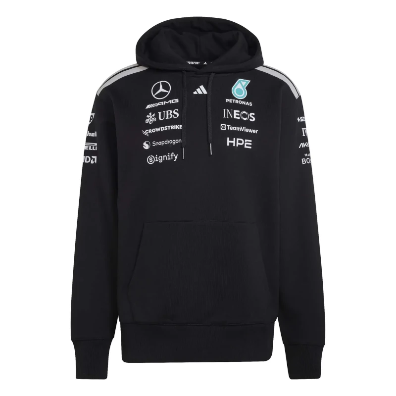 Image of Adidas Mercedes AMG hoodie Petronas Formula One Team Driver Noir Male L
