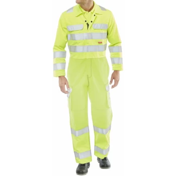 Image of HIVIS YELLOW COVERALL 48 - Saturn Yellow - Click
