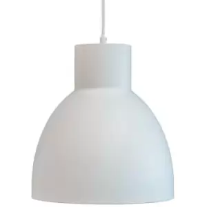 image of Dyberg Larsen Coast Dome Pendant Ceiling Light Matt White 25cm