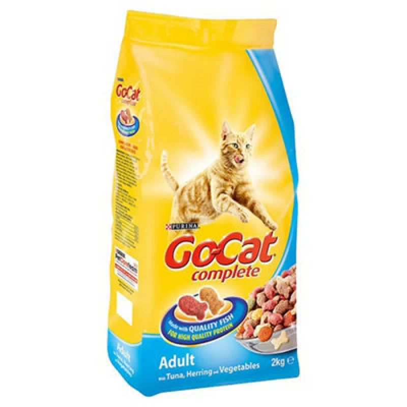 Image of Go-Cat Adult Dry Cat Food Tuna Herring & Veg 100424636