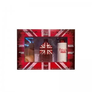 image of FCUK Rebel Her 100ml Eau de Toilette Gift Set