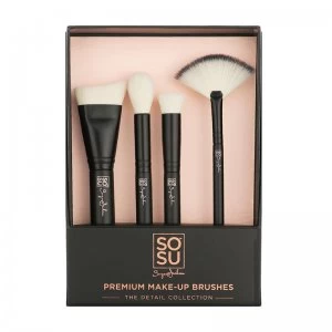 SOSU By SJ The Detail Collection 4 Piece Premium Brush Set