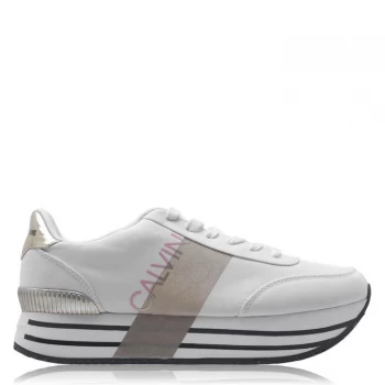 Image of Calvin Klein Trainers - White
