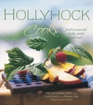 Image of hollyhock cooks food to nourish body mind and soil