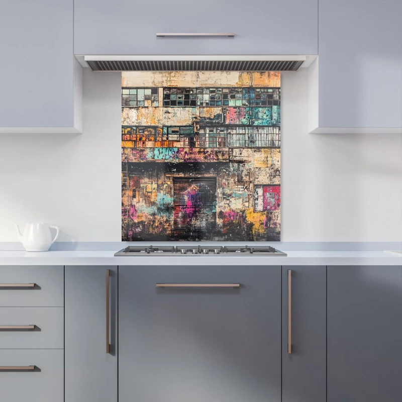 Image of Designer Kitchen Splashbacks Jasper Reed: 00027 Kitchen Splashback Size: 600mm x 750mm Multicolor Unisex 600mm x 750mm