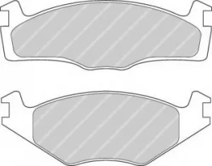Image of Ferodo FDB392 Brake Pad Set Front Axle Premier Car