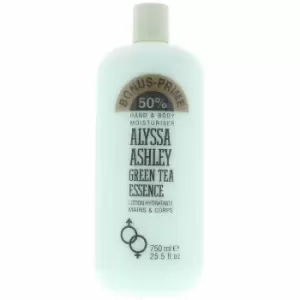 Image of Alyssa Ashley Green Tea Essence Hand & Body Moisturiser 750ml