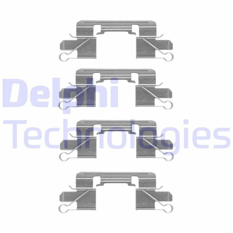 Image of DELPHI Brake pad fitting kit DELPHI LX0528