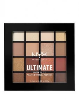 image of Nyx Professional Makeup Ultimate Shadow Palette Warm Neutrals