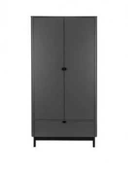 Julian Bowen Chloe 2 Door 1 Drawer Wardrobe