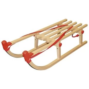 Image of Traditional Wooden Folding Toboggan