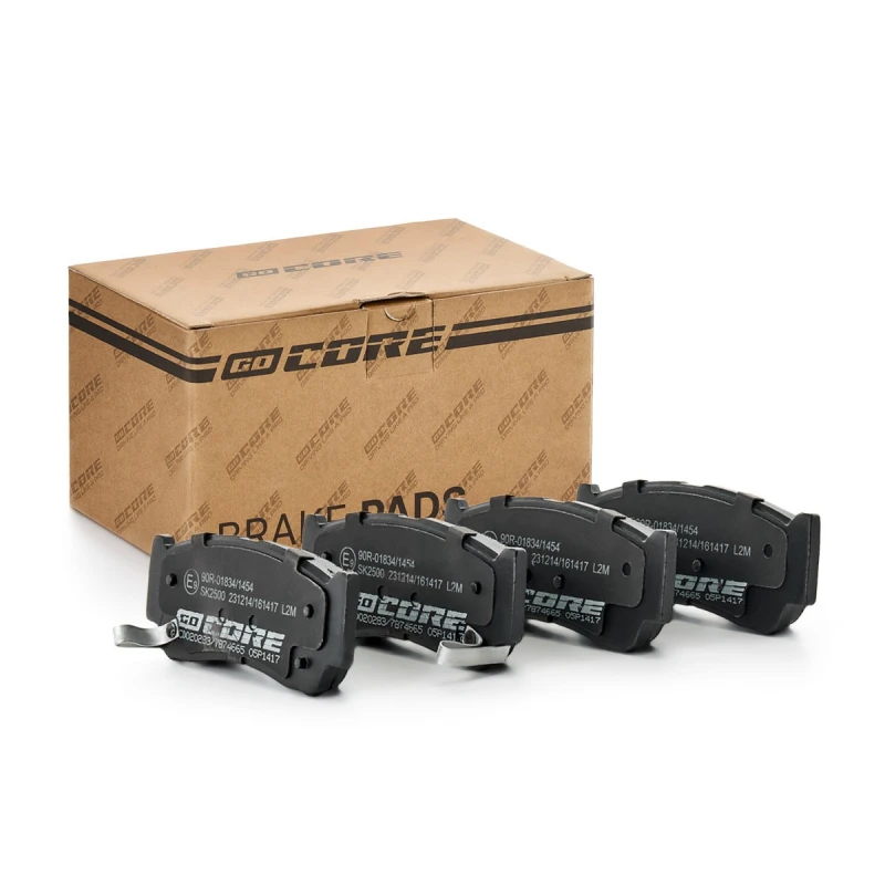 Image of goCORE GCD020283 Brake pad set Rear Axle, with acoustic wear warning Brake Pad Set,disc brake (402)