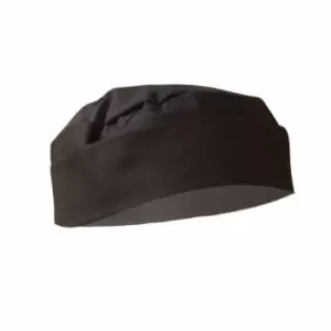 Image of Dennys Mens Black Skull Cap / Chefswear (L) (Black)