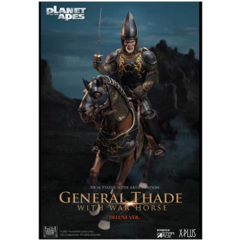 Image of Star Ace Planet Of The Apes (2001) Super Vinyl Statue - General Thade (Deluxe Version)