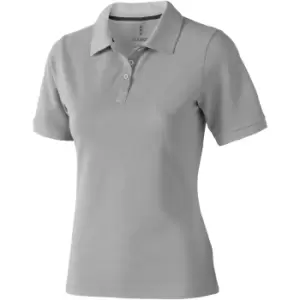 image of Elevate Calgary Short Sleeve Ladies Polo (M) (Grey Melange)