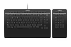 image of 3Dconnexion Pro with Numpad keyboard USB + RF Wireless + Bluetooth...