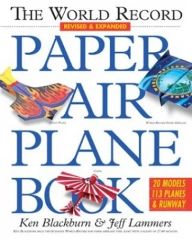 Image of The World Record Paper Airplane Book by Ken Blackburn Paperback