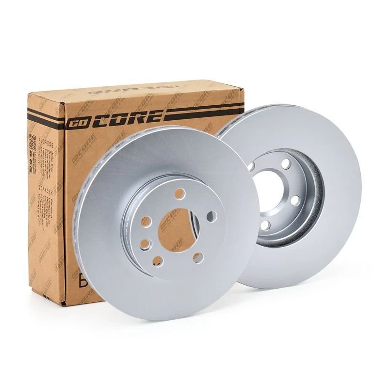 Image of goCORE GCH20190 Brake disc Front Axle, Vented, Grey Cast Iron, Coated, High-carbon, without bolts/screws Grey Cast Iron Brake Disc (82)
