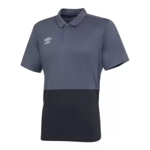 image of Umbro Poly Polo Shirt Mens - Grey