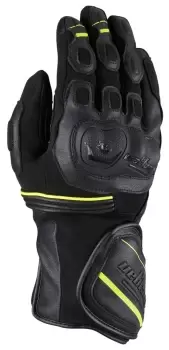 Image of Furygan Dirt Road Motorcycle Gloves, black-yellow, Size 3XL, black-yellow, Size 3XL