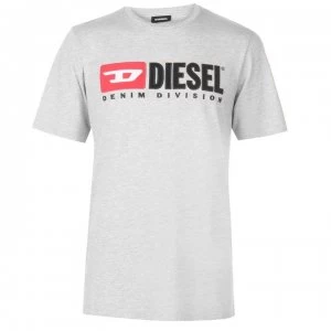 Image of Diesel Division Short Sleeve T Shirt - Grey 912