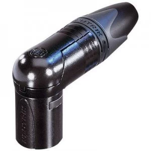 Image of Neutrik NC3MRX-B XLR connector Plug, right angle Number of pins: 3 Black