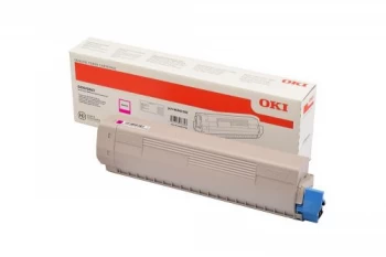 image of OKI 46471102 Magenta Laser Toner Ink Cartridge