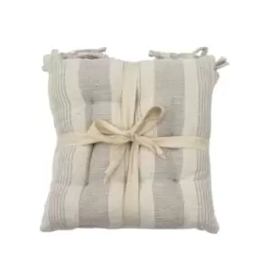 Image of Crossland Grove Simply Organic Str Seatpad Taupe 430x430mm (2pk)
