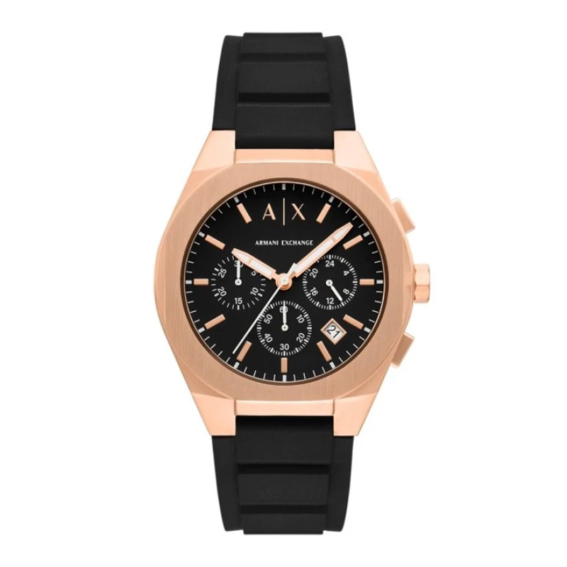 Image of Armani Exchange AX4190 Chronograph Black Strap Watch - W65506