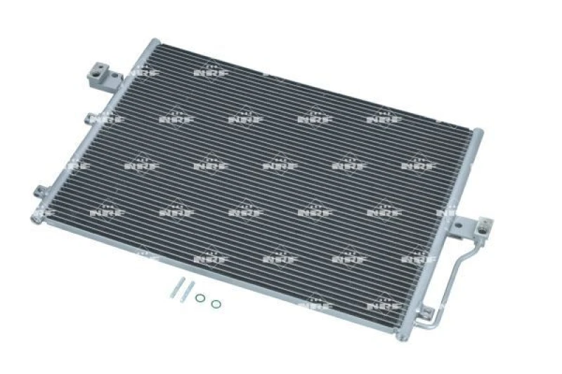 Image of NRF 350018 Condenser EASY FIT with seal ring, with nitrogen filling Aluminium Condenser,air conditioning (448)
