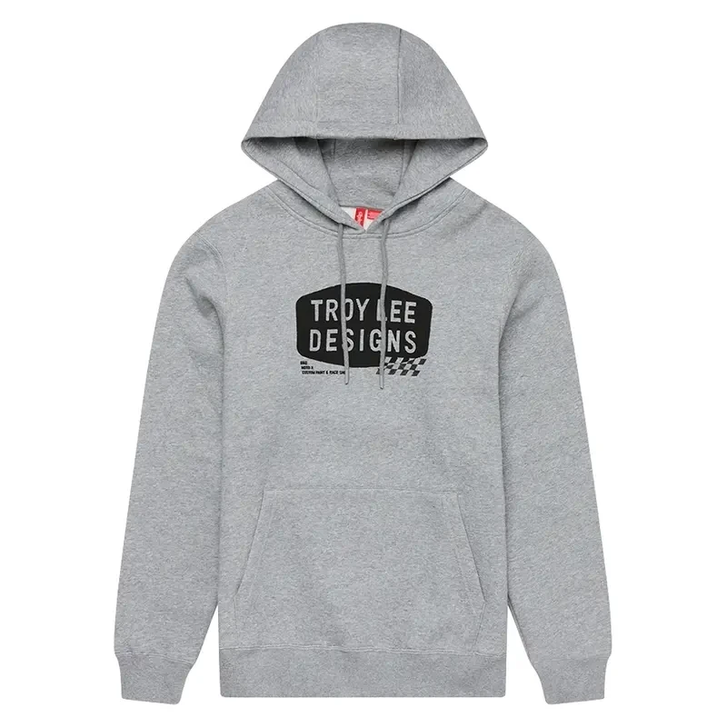 Image of Hooded sweatshirt Troy Lee Designs Stamp Gris Male 2XL