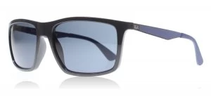 Image of Ray-Ban RB4228 Sunglasses Grey / Blue 6185/87 58mm