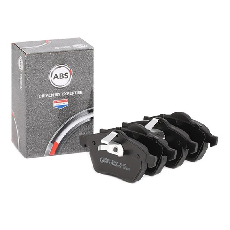 Image of A.B.S. 36897 Brake pad set prepared for wear warning indicator Brake Pad Set,disc brake (402)