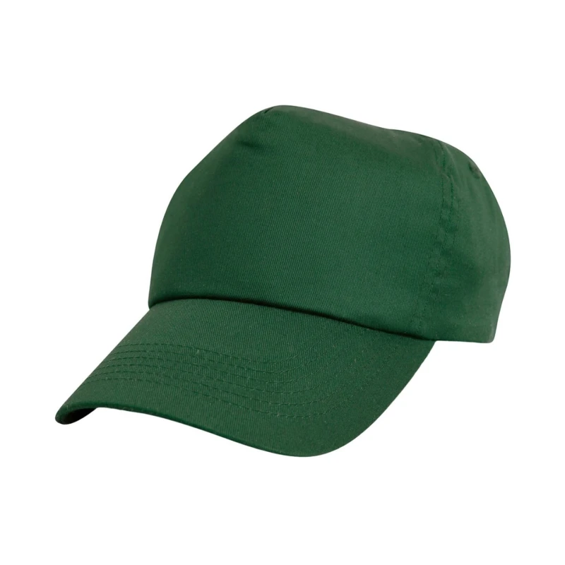 Image of Result Black Cap in Bottle Green Bottle Green Unisex One Size