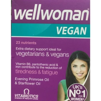 Image of Wellwoman Vegan Tablets - 60s - 94515 - Vitabiotics