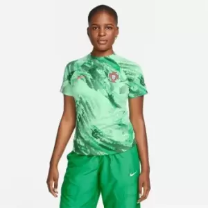 Image of Nike Portugal Pre Match Shirt 2023 Womens - Green