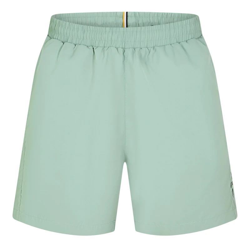 Image of Boss Mens Dolphin Swim Lightweight Quick-Drying Shorts Pastel Green330 male S
