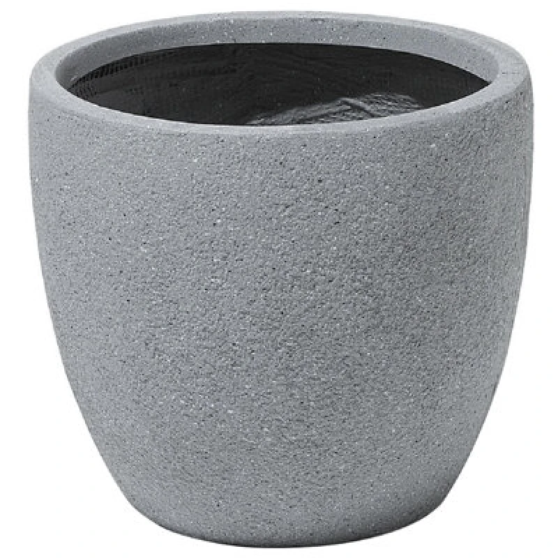 Image of Beliani Plant Pot Kannia 36cm Light Grey