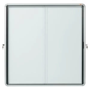 image of Nobo 1902570 Internal Glazed Case 12 x A4 Magnetic Sliding Door