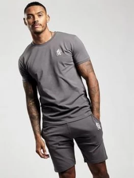 Image of Gym King Origin T-Shirt - Dark Grey, Size L, Men