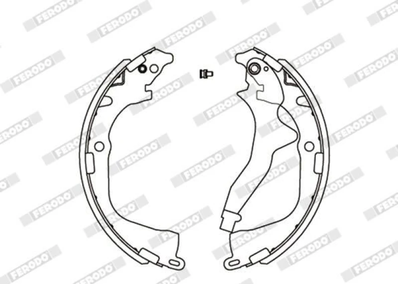 Image of Brake Shoe Set FERODO FSB4165