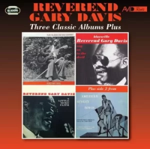 image of Three Classic Albums Plus by Reverend Gary Davis CD Album