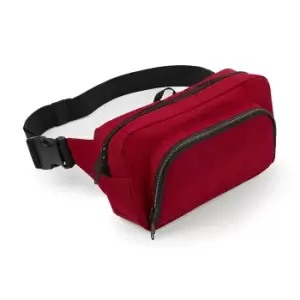 Image of BagBase Organiser Belt / Waistpack Bag (2.5 Litres) (One Size) (Classic Red)