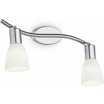 image of Ideal Lux Snake - 2 Light Indoor Flush Light Chrome, E14