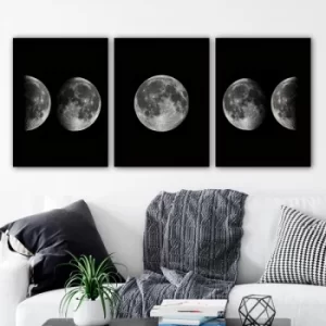 Image of 3SC111 Multicolor Decorative Framed Painting (3 Pieces)