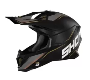 image of SHOT Lite Prism Black Gold Matt Offroad Helmet L